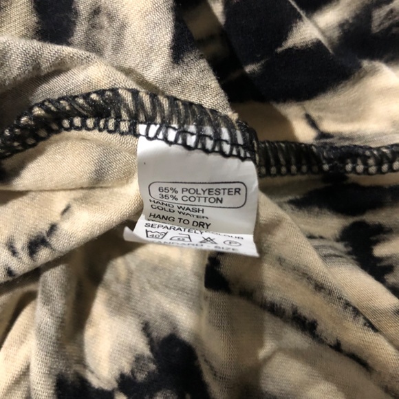 Ladies Long T Shirt Dress  Maple Fashion SzM Tie Dye isai - Picture 5 of 5